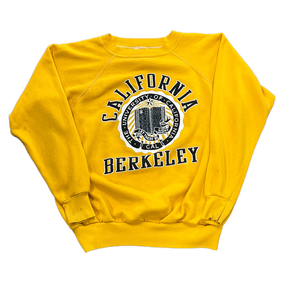 Vintage 70s California Berkeley College Crewneck Sweatshirt Medium